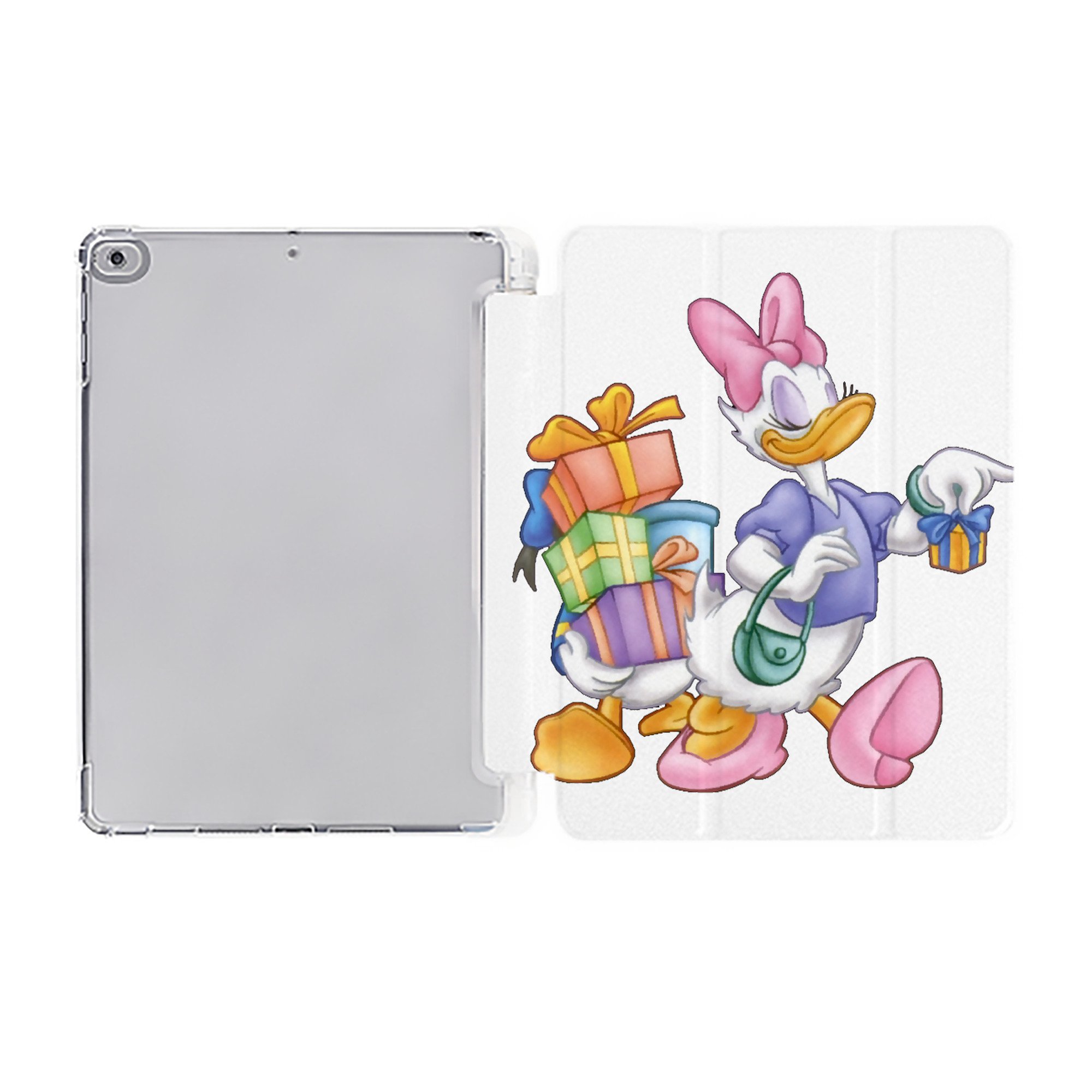 （画像用） ミッキーマウス Mickey Mouse IPad ケース ペン収納付き 三つ折りスタンド PUレザー×シリコン 対応機種9.5/10.5/10.9インチ